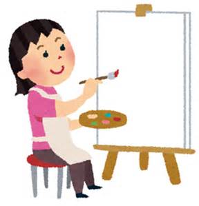 絵を描く子